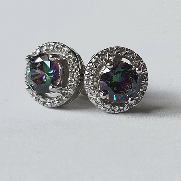 Jewelry - Sterling mystic topaz earrings